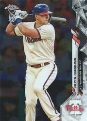 2020 Topps Chrome Ben Baller Edition Base Set Rhys Hoskins #184 card