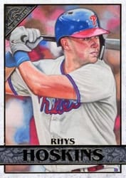 2020 Topps Gallery Base Set Rhys Hoskins #80 card