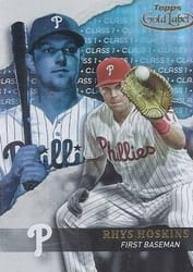 2020 Topps Gold Label Base Set Rhys Hoskins #72 card