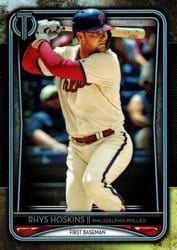 2020 Topps Tribute Base Set Rhys Hoskins #40 card