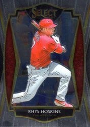 2021 Panini Select Base Set Rhys Hoskins #188 card
