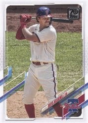 2021 Topps Base Set Rhys Hoskins #162 card