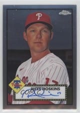 2021 Topps Chrome Platinum Anniversary Autographs Rhys Hoskins #PA-FM card