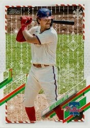 2021 Topps Holiday Base Set Rhys Hoskins #HW83 card