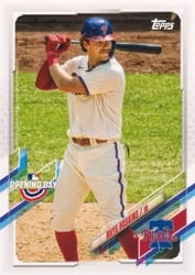2021 Topps Opening Day Base Set Rhys Hoskins #103 card