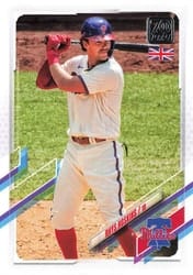 2021 Topps UK Edition Base Set Rhys Hoskins #145 card