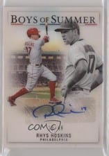 2022 Panini Chronicles Boys of Summer Autographs Rhys Hoskins #BOS-RH card