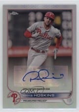 2022 Topps Chrome Update Autograph Rhys Hoskins #AC-RH card