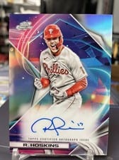 2022 Topps Cosmic Chrome Autographs Rhys Hoskins #CCA-RH card
