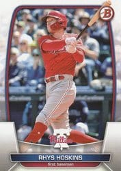 2023 Bowman Base Set Rhys Hoskins #66 card