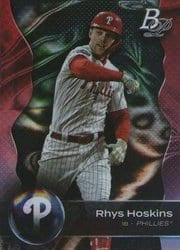 2023 Bowman Platinum Base Set Rhys Hoskins #2 card