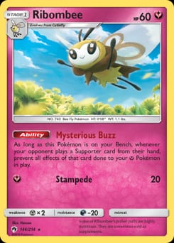 Lost Thunder Ribombee #146 card