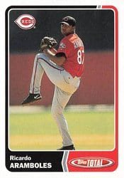 2003 Topps Total Base Set Ricardo Aramboles #6 card