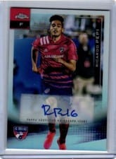 2021 Topps Chrome MLS Ricardo Pepi Autograph #174 card