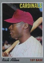 1970 Topps Base Set Rich Allen #40 card