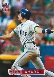 1994 Stadium Club Base Set Rich Amaral #44 card