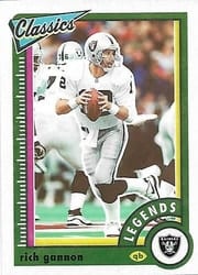 2022 Panini Classics Base Set Rich Gannon #146 card