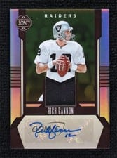2023 Panini Legacy Legacy Patch Autographs Silver Rich Gannon #LPA-RG card