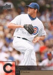 2009 Upper Deck Base Set Rich Hill #75 card