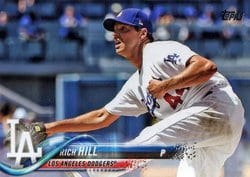 2018 Topps Base Set Rich Hill #121 card