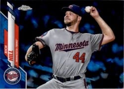 2020 Topps Chrome Sapphire Edition Base Set Rich Hill #413 card