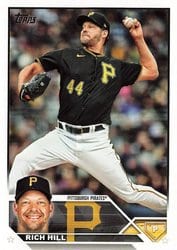 2023 Topps Update Base Set Rich Hill #US17 card
