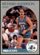 1990-91 Hoops Base Set Richard Anderson #49 card