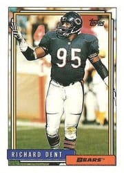 1992 Topps Base Set Richard Dent #128 card