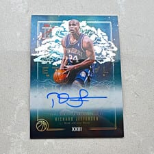 2025-26 Topps Midnight Stroke of Midnight Autographs Richard Jefferson #SM-RJE card