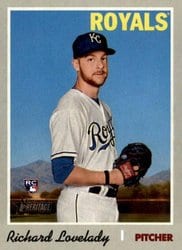 2019 Topps Heritage Base Set Richard Lovelady #652 card