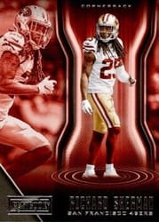 2018 Panini Playbook Base Set Richard Sherman #99 card