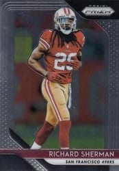 2018 Panini Prizm Base Set Richard Sherman #27 card