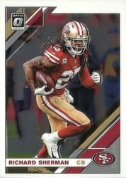 2019 Donruss Optic Base Set Richard Sherman #87 card