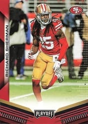 2019 Panini Playoff Base Set Richard Sherman #185 card