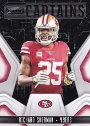 2020 Panini Playbook Captains Richard Sherman #CAP-9 card