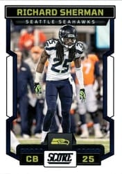 2023 Score Base Set Richard Sherman #187 card
