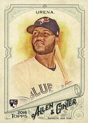 2018 Topps Allen & Ginter Base Set Richard Urena #322 card