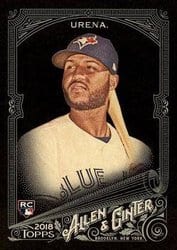 2018 Topps Allen & Ginter X Base Set Richard Urena #322 card