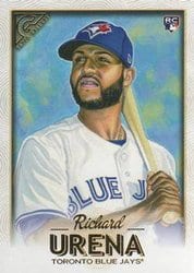 2018 Topps Gallery Base Set Richard Urena #97 card