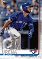 2019 Topps Base Set Richard Urena #39 card