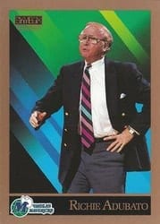 1990-91 SkyBox Base Set Richie Adubato #306 card