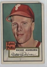 1952 Topps Richie Ashburn #216 card