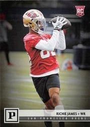 2018 Panini Base Set Richie James #345 card
