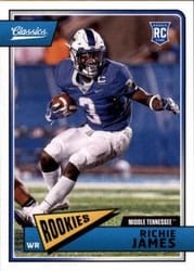 2018 Panini Classics Base Set Richie James #245 card