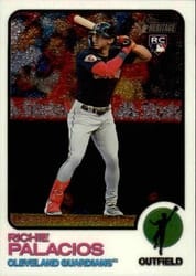 2022 Topps Heritage Chrome Richie Palacios #634 card