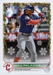 2022 Topps Holiday Base Set Richie Palacios #HW69 card