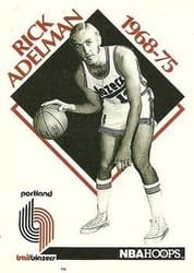 1990-91 Hoops Base Set Rick Adelman #353 card