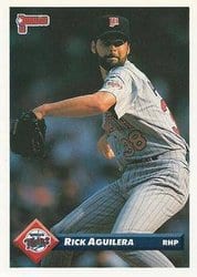 1993 Donruss Base Set Rick Aguilera #19 card
