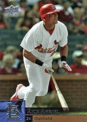 2009 Upper Deck Base Set Rick Ankiel #347 card