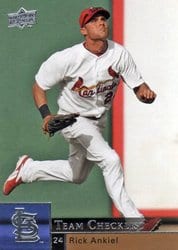 2009 Upper Deck Base Set Rick Ankiel #979 card